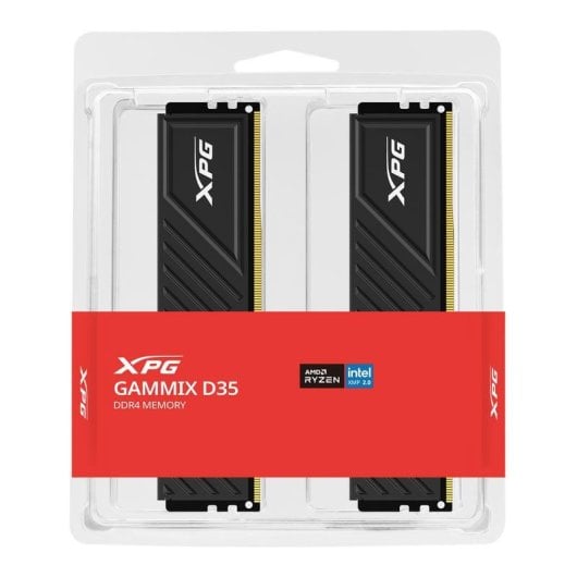 Memória RAM ADATA XPG GAMMIX D35 64GB 2x32GB DDR4 3200MHz CL16 Preto Intel XMP