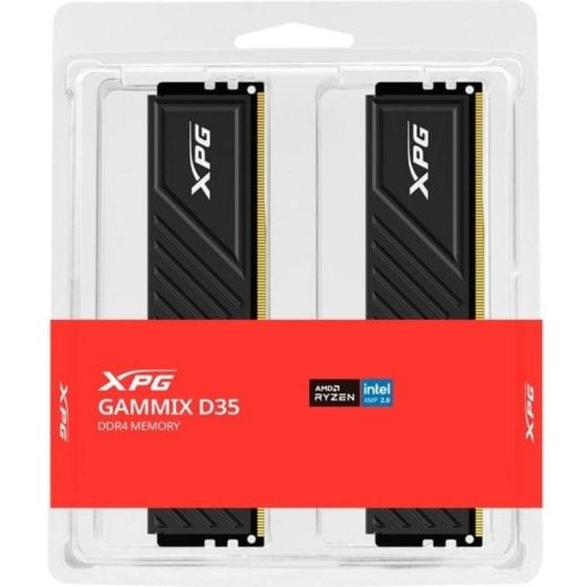 Memória RAM ADATA XPG GAMMIX D35 64GB 2x32GB DDR4 3200MHz CL16 Preto Intel XMP