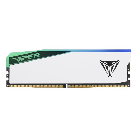 Memoria RAM Patriot Viper Elite PVER532G56C38W 32GB 1x32GB DDR5 5600MHz CL38 RGB Blanco AMD EXPO Intel XMP