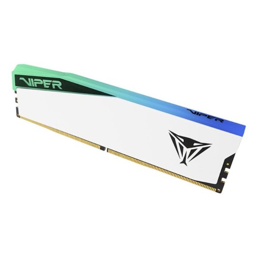 Memoria RAM Patriot Viper Elite PVER532G56C38W 32GB 1x32GB DDR5 5600MHz CL38 RGB Blanco AMD EXPO Intel XMP