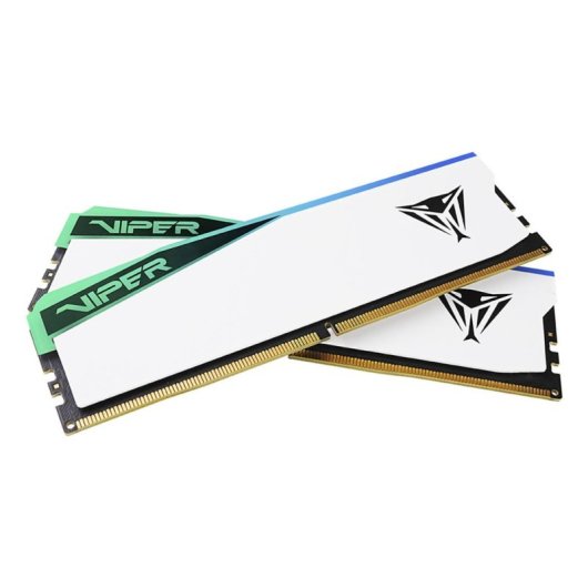 Memoria RAM Patriot Viper Elite PVER532G56C38W 32GB 1x32GB DDR5 5600MHz CL38 RGB Blanco AMD EXPO Intel XMP