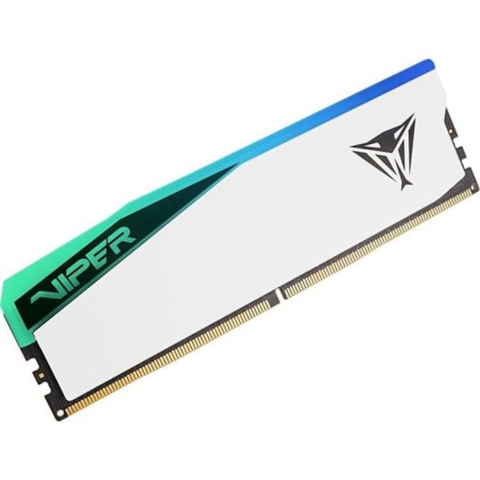 Memoria RAM Patriot Viper Elite PVER532G56C38W 32GB 1x32GB DDR5 5600MHz CL38 RGB Blanco AMD EXPO Intel XMP