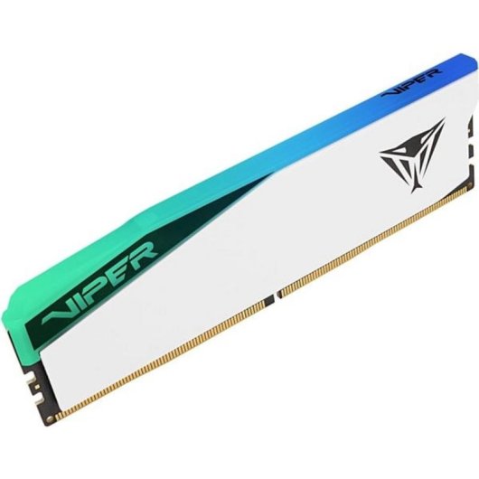 Memoria RAM Patriot Viper Elite PVER532G56C38W 32GB 1x32GB DDR5 5600MHz CL38 RGB Blanco AMD EXPO Intel XMP
