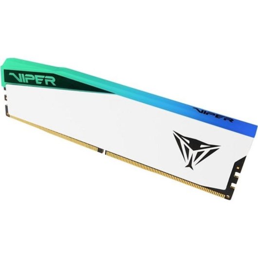 Memoria RAM Patriot Viper Elite PVER532G56C38W 32GB 1x32GB DDR5 5600MHz CL38 RGB Blanco AMD EXPO Intel XMP