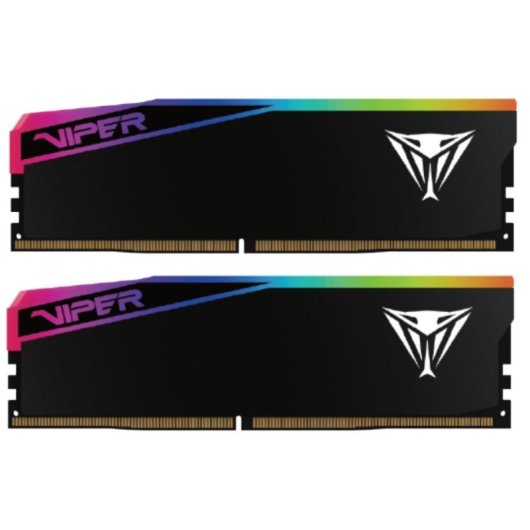 Arbeitsspeicher RAM Patriot Viper Elite 5 Ultra 64GB 2x32GB DDR5 6400MHz CL32 RGB Schwarz AMD EXPO Intel XMP