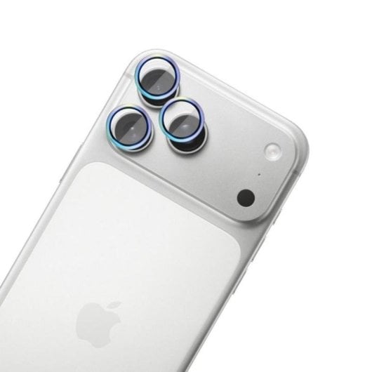 Protection d'objectif 3MK HARDY Lens Pro pour iPhone 17 Pro / Pro Max, verre trempé, couleur orange