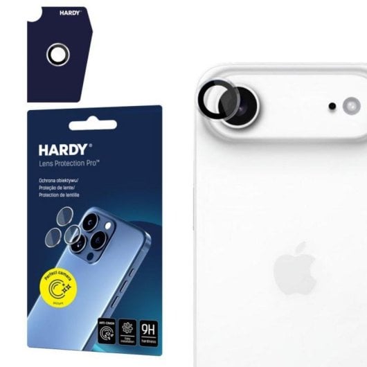 3MK HARDY Kameraprotektor Pro für iPhone Air aus gehärtetem Glas