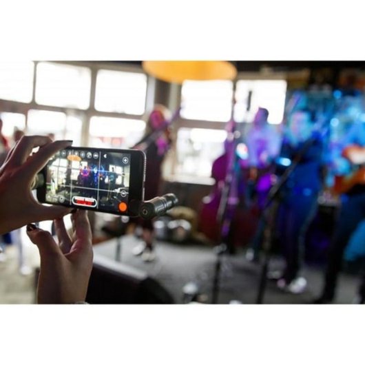 Micrófono Rode VideoMic Me alámbrico cardioide para smartphone negro