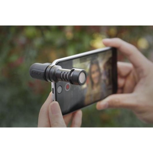 Micrófono Rode VideoMic Me alámbrico cardioide para smartphone negro