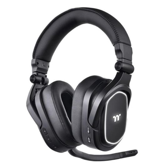 Auriculares Thermaltake ARGENT H5 RGB inalámbricos 2,4 GHz gaming RGB negro