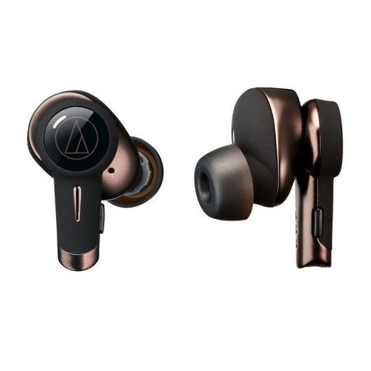 Auriculares Audio-Technica ATH-TWX9 inalámbricos Bluetooth con cancelación de ruido y protección IPX4 marrón