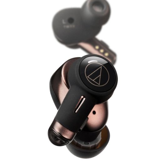 Auriculares Audio-Technica ATH-TWX9 inalámbricos Bluetooth con cancelación de ruido y protección IPX4 marrón