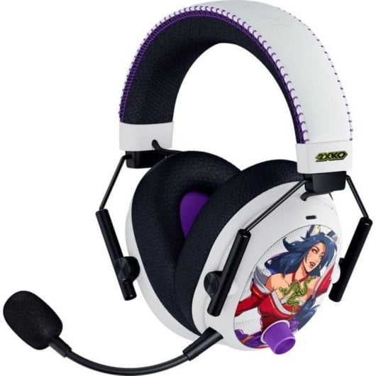 Auriculares Razer BlackShark V3 Pro sans fil Bluetooth avec réduction de bruit Blanc
