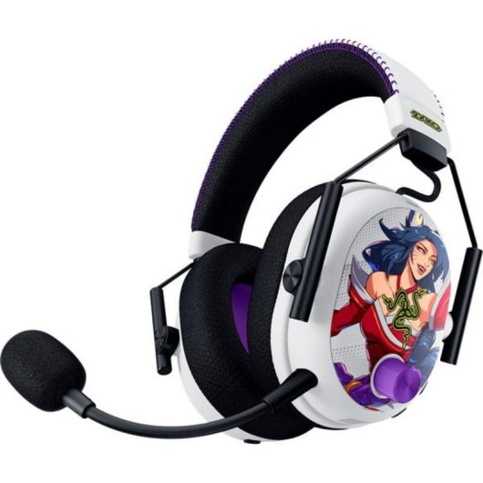 Auriculares Razer BlackShark V3 Pro sans fil Bluetooth avec réduction de bruit Blanc