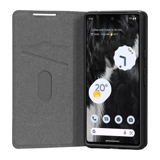 Funda para móvil dbramante1928 Oslo Folio recycelter Kunststoff schwarz für Pixel 7a