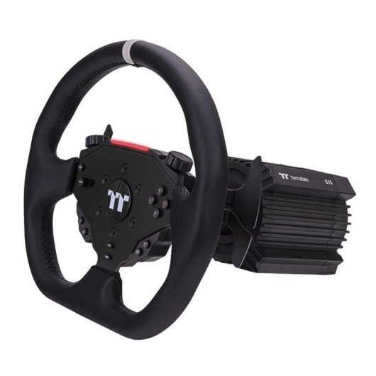 Volante Thermaltake G15 + Pedales, 1 ms, Alámbrico USB, Noir, Aluminium