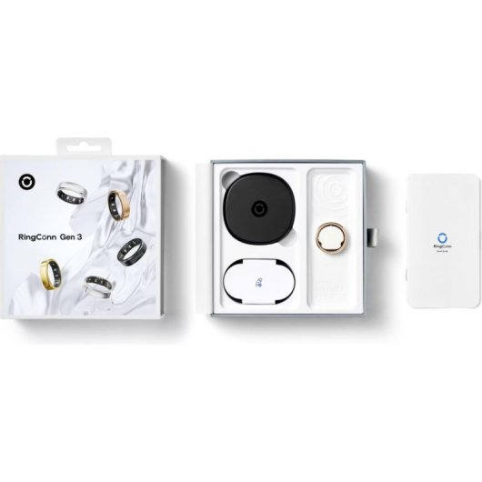 Anillo intelligent RingConn Gen 3 Taille 15 Bluetooth IP68 14 jours iOS/Android Or rose