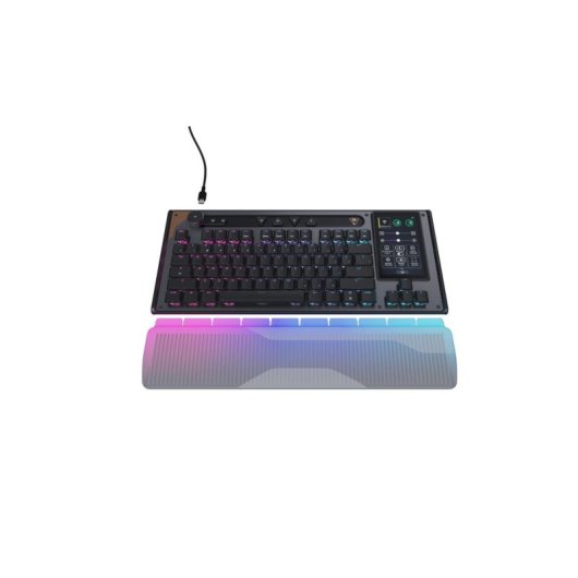 Tastatur Turtle Beach Command Series KB7 magnetisch kompakt mit Display und RGB QWERTZ Deutsch