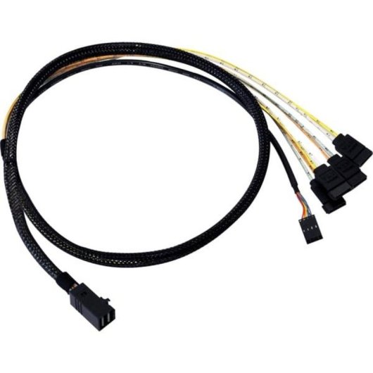 Câble Adaptateur SAS Broadcom L5-00221-00 1 m SFF8643 vers 4x SATA