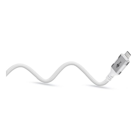 Cable de red Goobay 74178 5 m Cat6 F/UTP USB Tipo C a RJ-45 Blanco