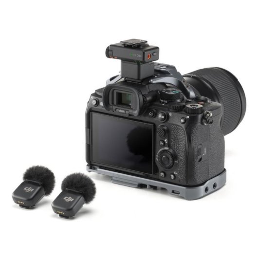 Adaptateur DJI Mic Mini et Mic 3 pour caméras Sony, Noir