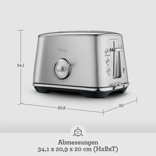 Tostadora Sage the Toast Select Luxe 2 fatias Azul 1000 W