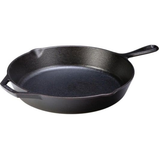 Sartén Lodge 12 Inch Cast Iron Skillet, hierro fundido, negro