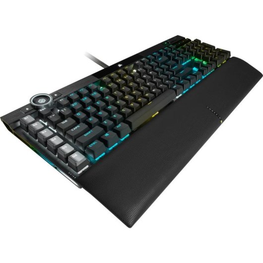 Tastiera Corsair K100 RGB meccanica Cherry MX Speed QWERTZ tedesca RGB
