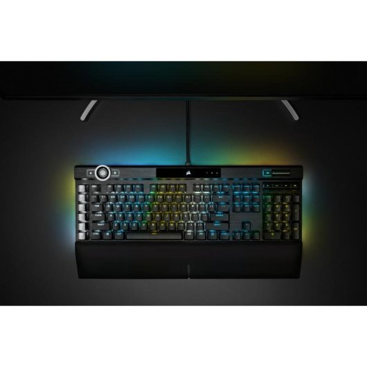 Tastiera Corsair K100 RGB meccanica Cherry MX Speed QWERTZ tedesca RGB
