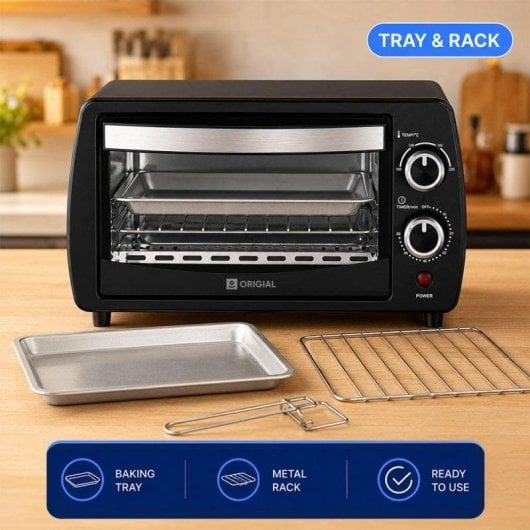 Horno de Sobremesa Origial Cook&Bake 10L Negro
