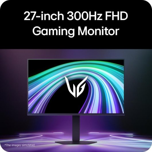 Monitor LG 27'' Full HD 300Hz IPS 1ms FreeSync G-SYNC Ajuste altura