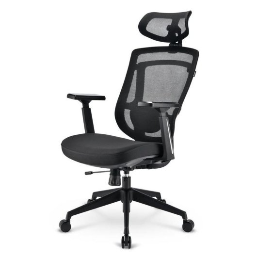 Silla de oficina Sharkoon OfficePal C20 con respaldo de malla y reposabrazos ajustables