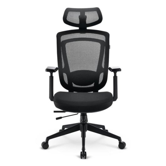Silla de oficina Sharkoon OfficePal C20 con respaldo de malla y reposabrazos ajustables