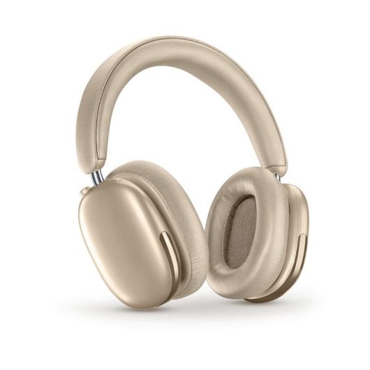 Auriculares Music Sound Aurix inalámbricos Bluetooth con cancelación de ruido, audio espacial y micrófono, blancos