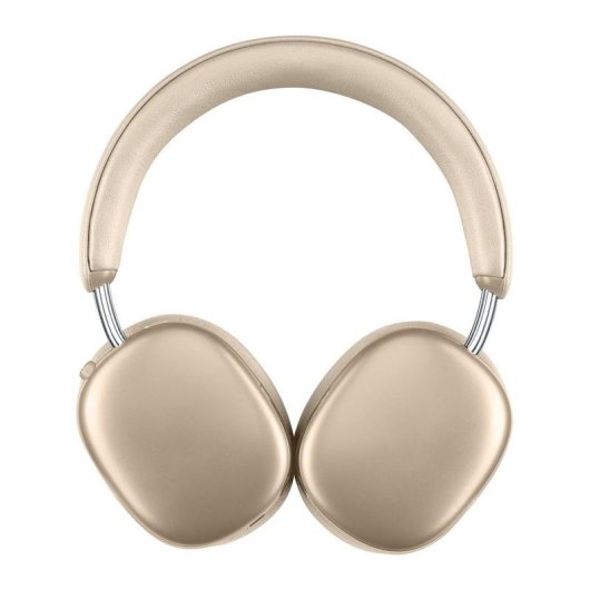 Auriculares Music Sound Aurix inalámbricos Bluetooth con cancelación de ruido, audio espacial y micrófono, blancos