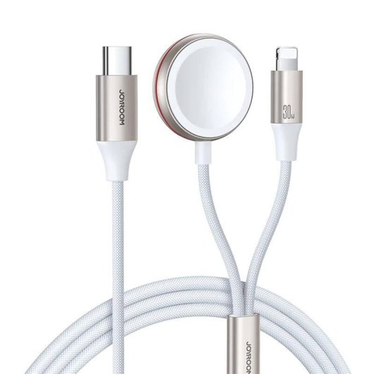 Cargador Inalámbrico Joyroom S-IW012 30W 1,5 m Blanco