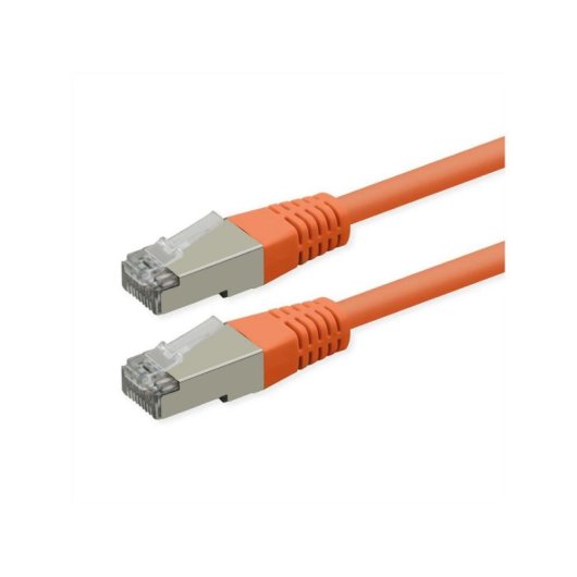 Netzwerkkabel Roline S/FTP Cat6 PoE 5 m orange