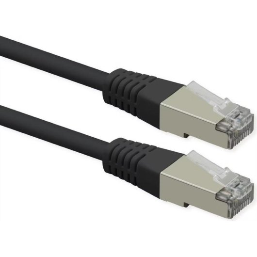 Cable de red ROLINE S/FTP Cat6 PoE 15 m Negro