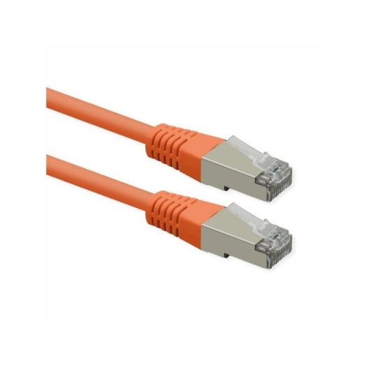 Cable de red ROLINE S/FTP Cat6 PoE 15 m naranja