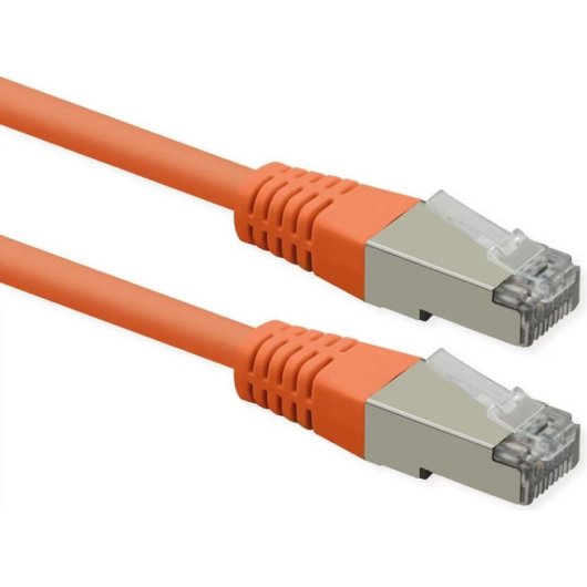 Cable de red ROLINE S/FTP Cat6 PoE 20 m Naranja