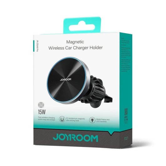 Drahtloser Lader Joyroom JR-ZS240 für Auto mit Halterung für Lüftungsgitter
