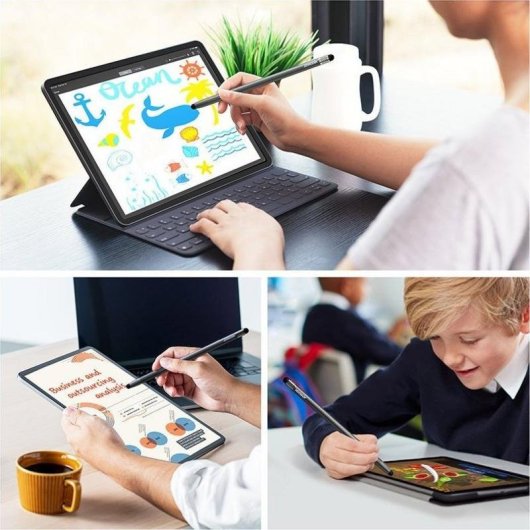 Lápiz digital Joyroom JR-DR01 pour tablettes et smartphones universel noir