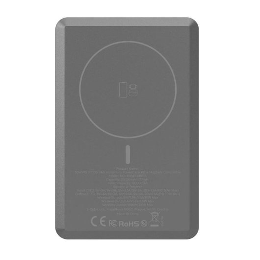 Batería externa Mobile Origin MO-30WPD-PB14 20000 mAh 30W Gris