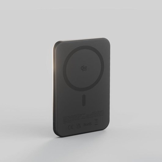 Batería externa Zens ZEPP06B/00 5000 mAh Cargador inalámbrico 25 W Negro