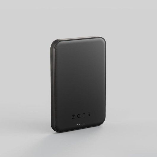 Batería externa Zens ZEPP06B/00 5000 mAh Cargador inalámbrico 25 W Negro