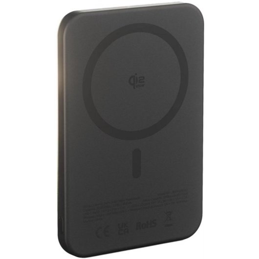Batería externa Zens ZEPP06B/00 5000 mAh Cargador inalámbrico 25 W Negro