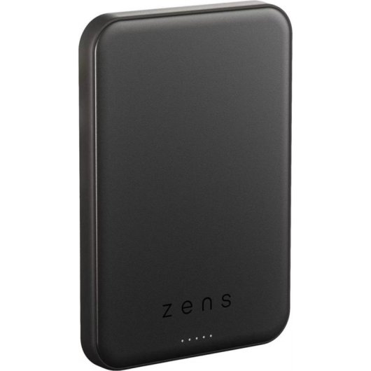 Batería externa Zens ZEPP06B/00 5000 mAh Cargador inalámbrico 25 W Negro
