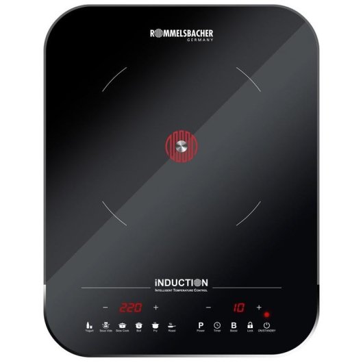 Placa de indução Rommelsbacher CTS 2000/IN 1 zona 2000W