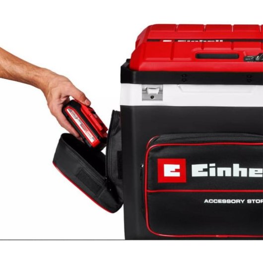 Arrefecedor portátil Einhell TE-COL 18/27 Li-Solo 27 L Preto/Vermelho/Branco