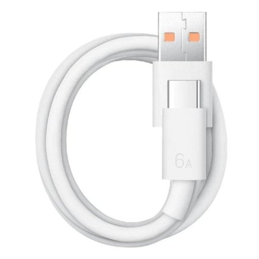 Ladegerät HONOR SuperCharge 66W USB-A nach USB-C 1 m Weiß